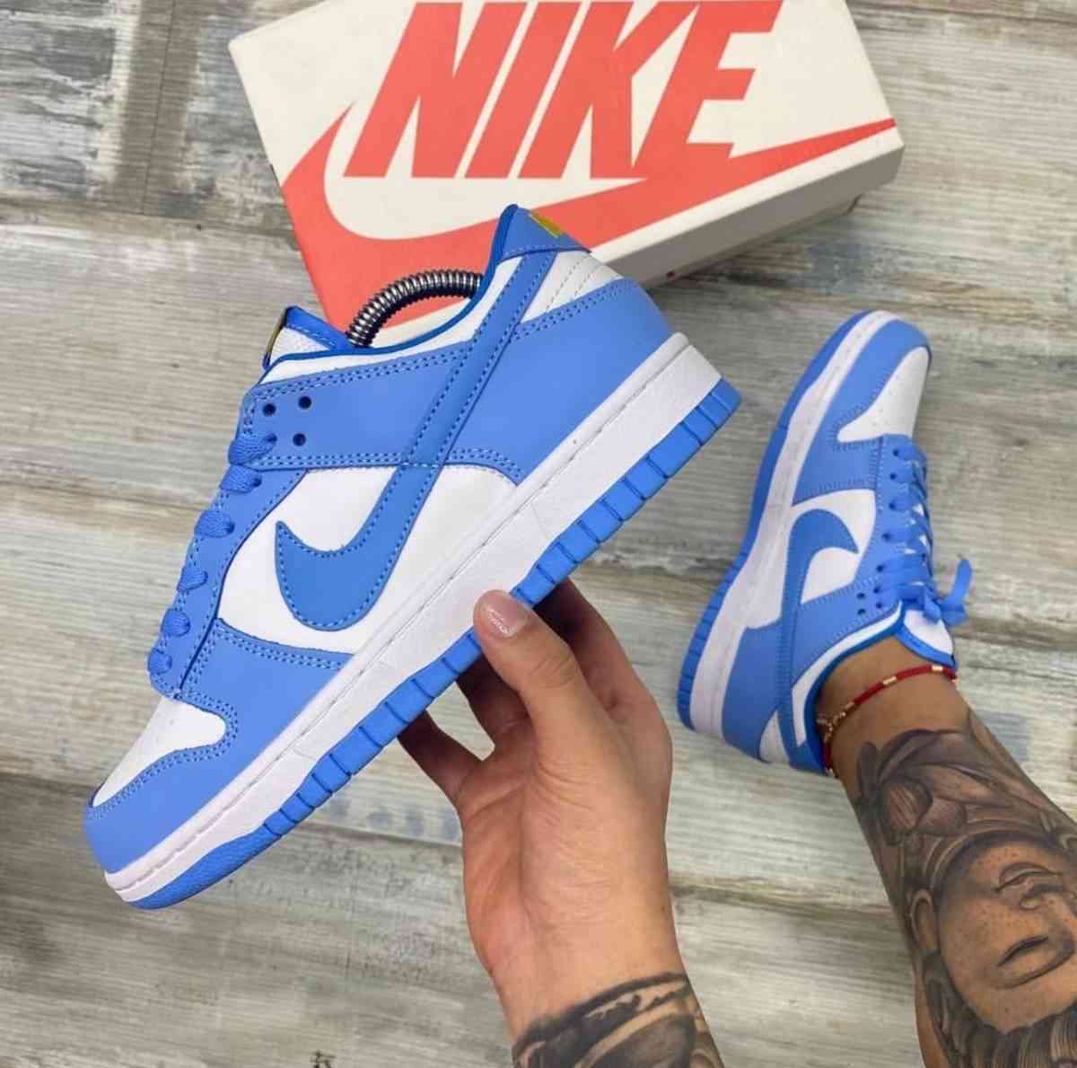 dunk blanca azul DUNK BLANCA AZUL