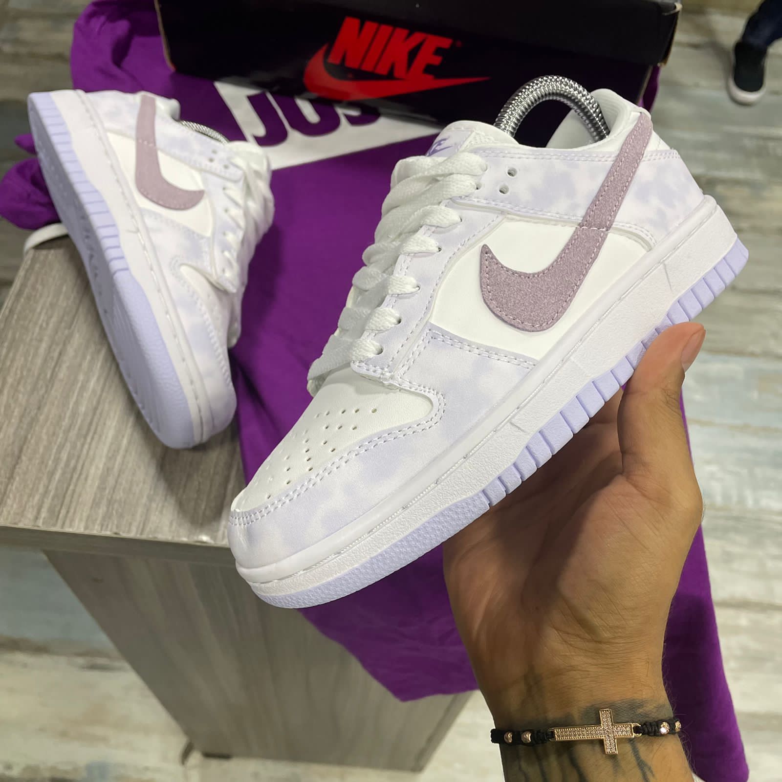 DUNK BLANCA PURPURA