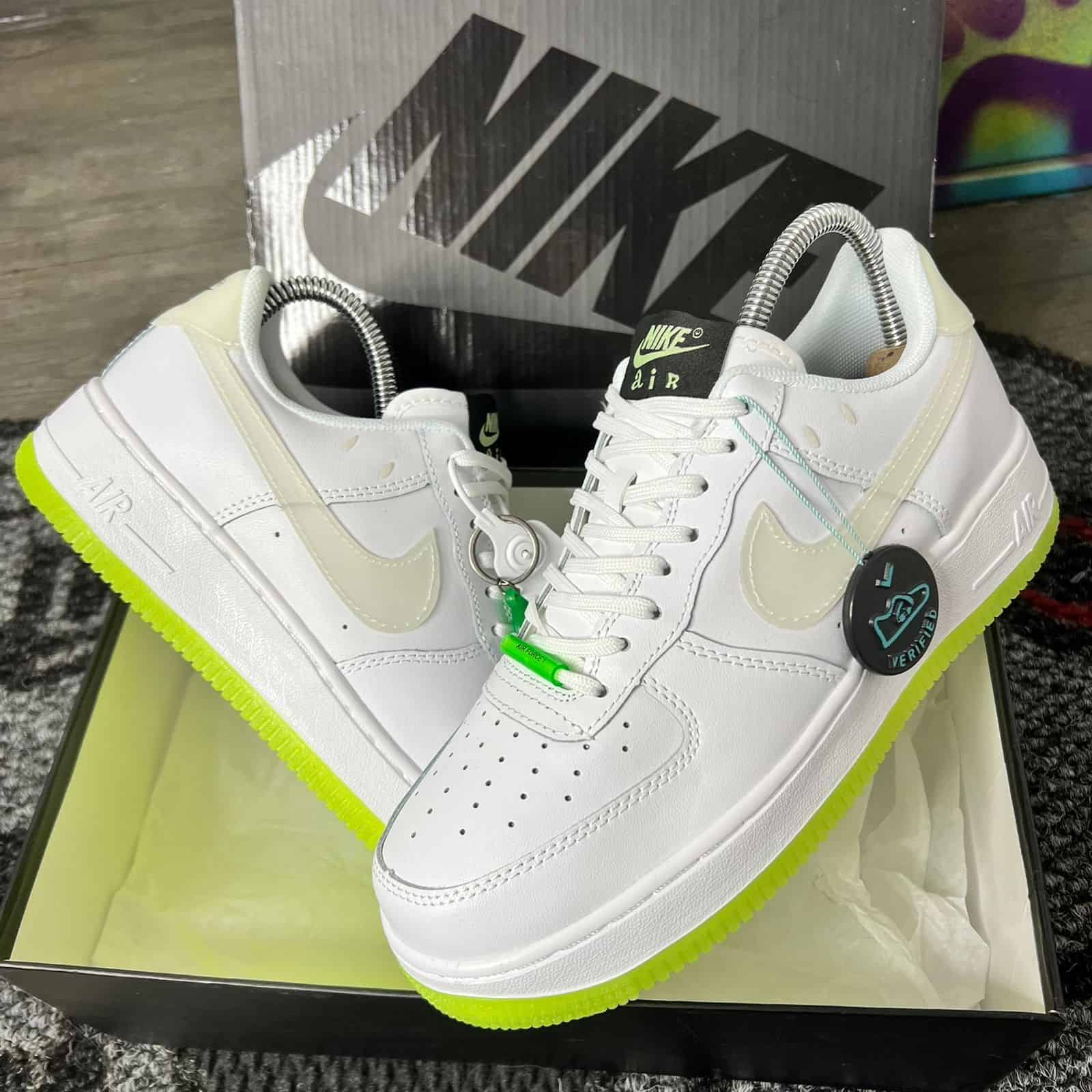 Air force one fashion femme fluo