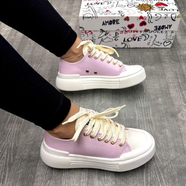 CONVERSE ALL STAR MACHETE BLANCA ROSA