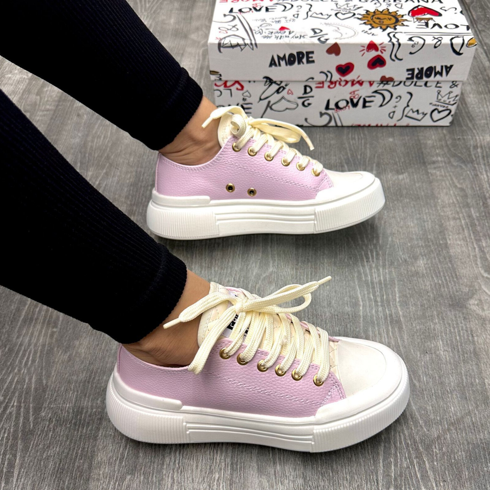 CONVERSE ALL STAR MACHETE BLANCA ROSA shoopsneakers