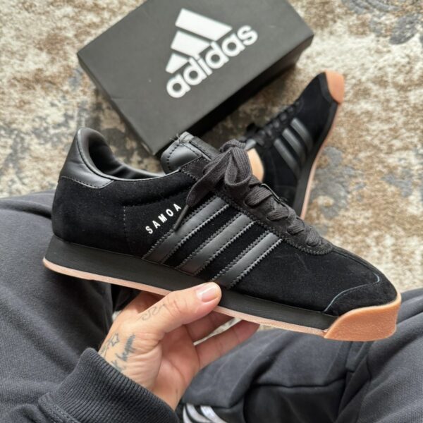 ADIDAS SAMOA NEGRA SUELA GOMA