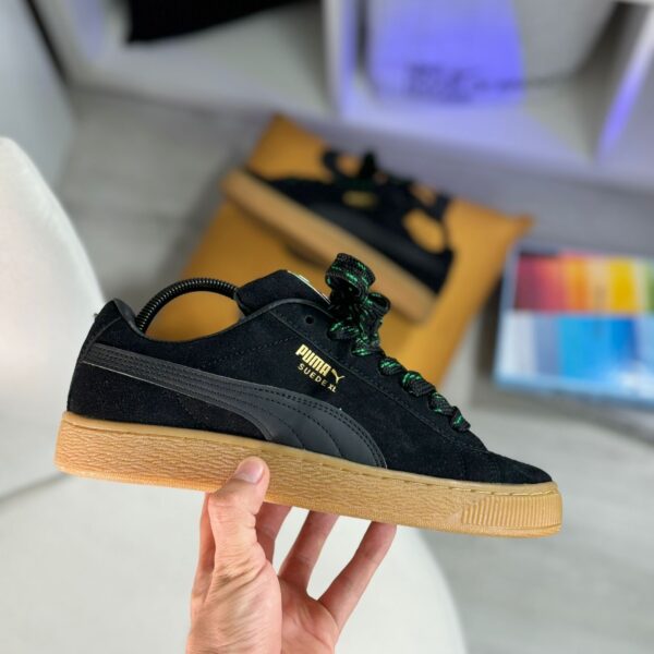 PUMA SUEDE XL NEGRA SUELA GOMA