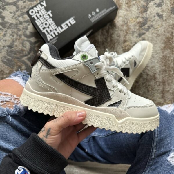 OFF WHITE BOTA BLANCA NEGRA