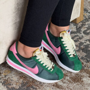 NIKE CORTEZ VERDE ROSA