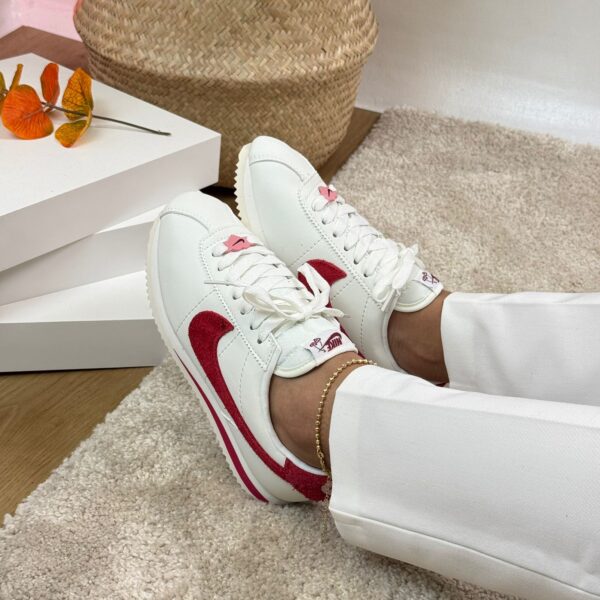 NIKE CORTEZ BLANCA ROJA