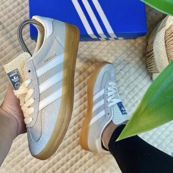 ADIDAS GAZELLE GRIS SUELA GOMA