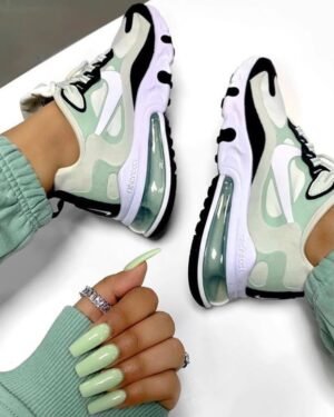 NIKE 270 REACT VERDE BLANCA
